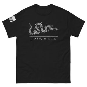 Join or Die T-Shirt Black