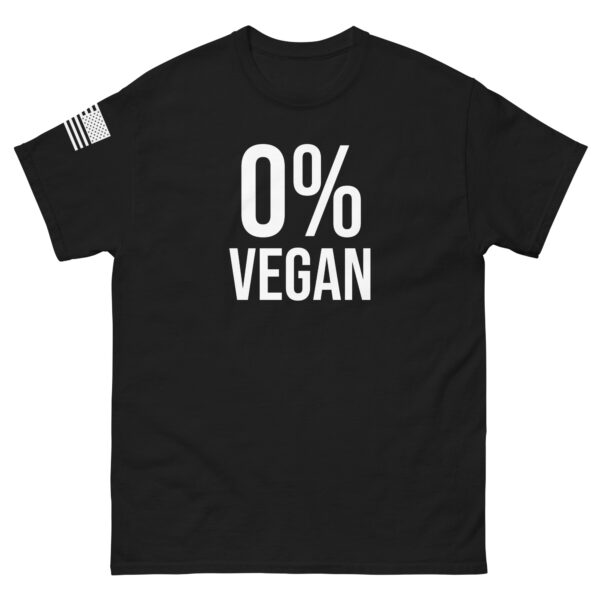 0% Vegan T-Shirt Black